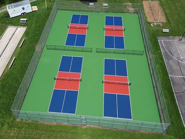 Thi công sân pickleball kinh tế 5 lớp SPORTTEK Cần Thơ